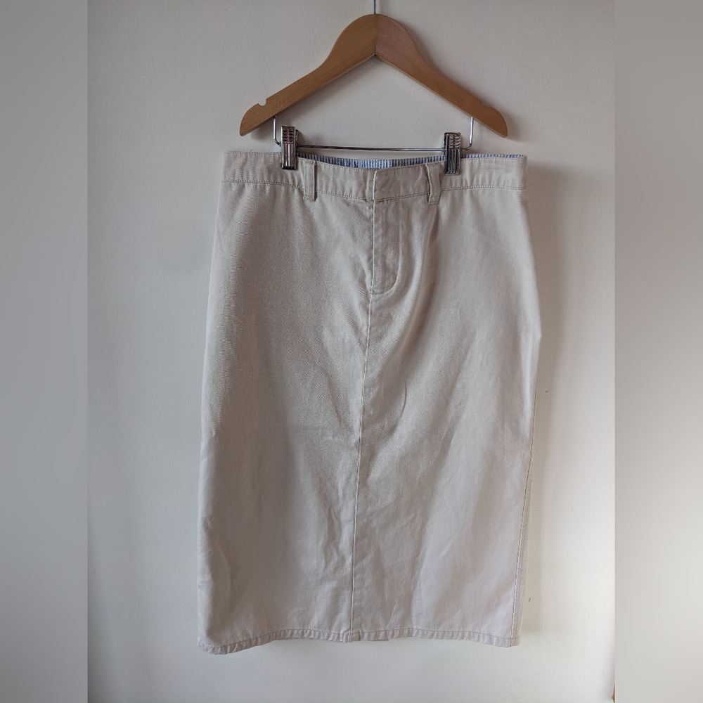 Tommy Hilfiger White Midi Skirt
